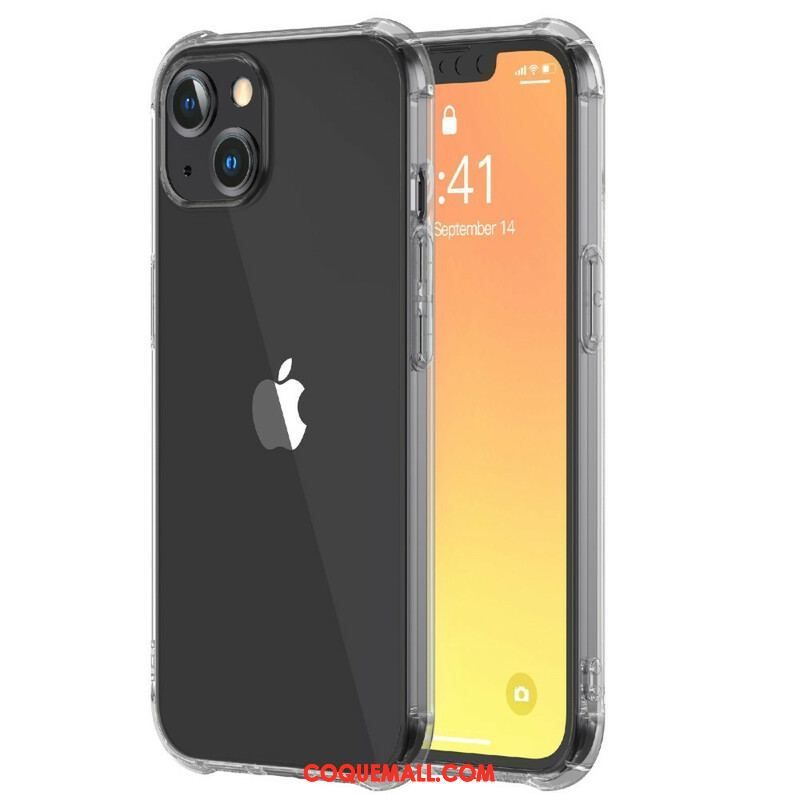 Coque iPhone 13 Pro Max Transparente LEEU Coussins Protecteurs