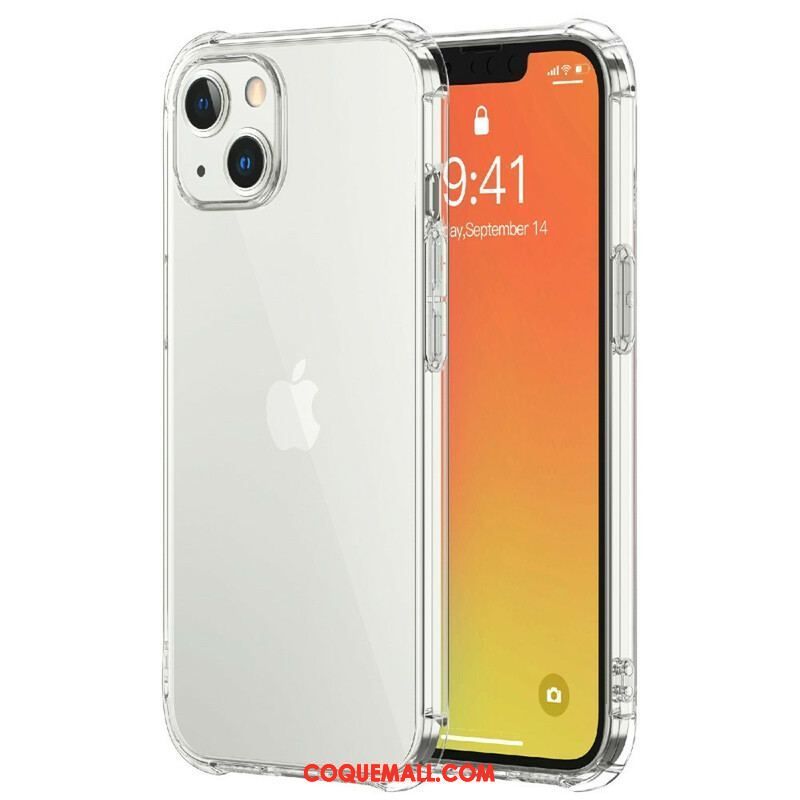 Coque iPhone 13 Pro Max Transparente LEEU Coussins Protecteurs