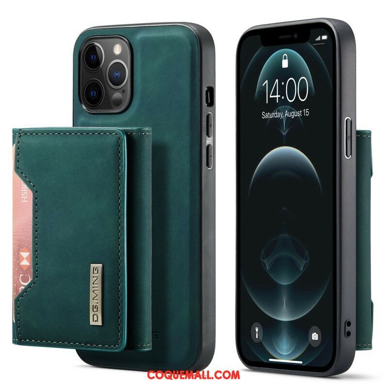 Coque iPhone 13 Pro Porte-Cartes Détachable DG.MING