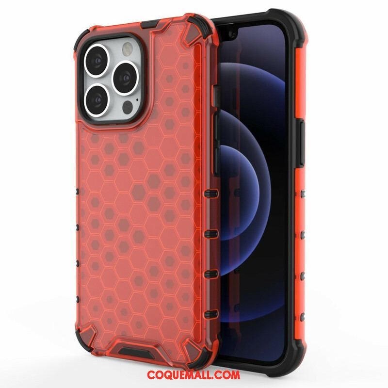 Coque iPhone 13 Pro Style Nid d'Abeille