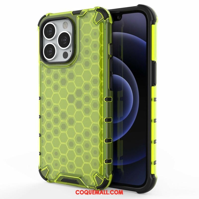 Coque iPhone 13 Pro Style Nid d'Abeille