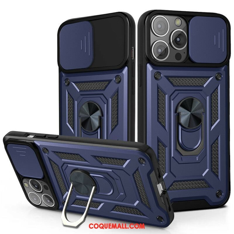Coque iPhone 13 Pro Support et Protège-Lentilles