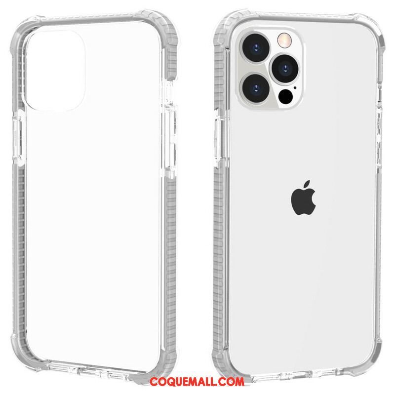 Coque iPhone 13 Pro Transparente Rebords Silicone