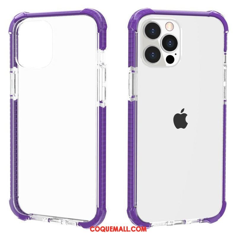 Coque iPhone 13 Pro Transparente Rebords Silicone