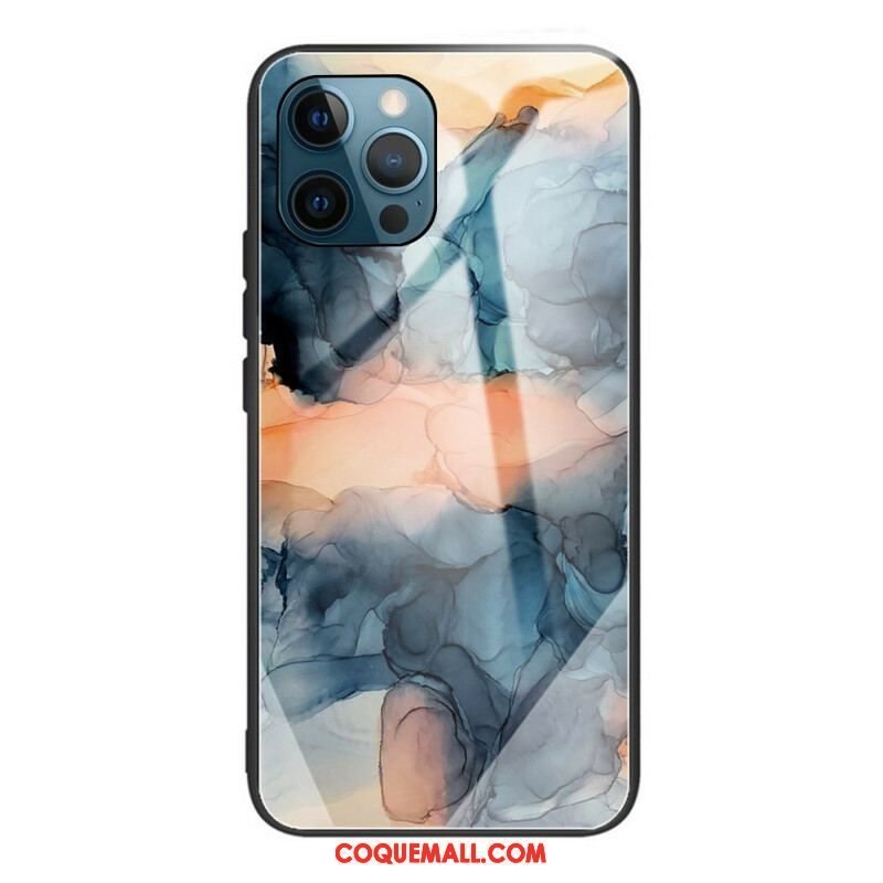 Coque iPhone 13 Pro Verre Trempé Marble