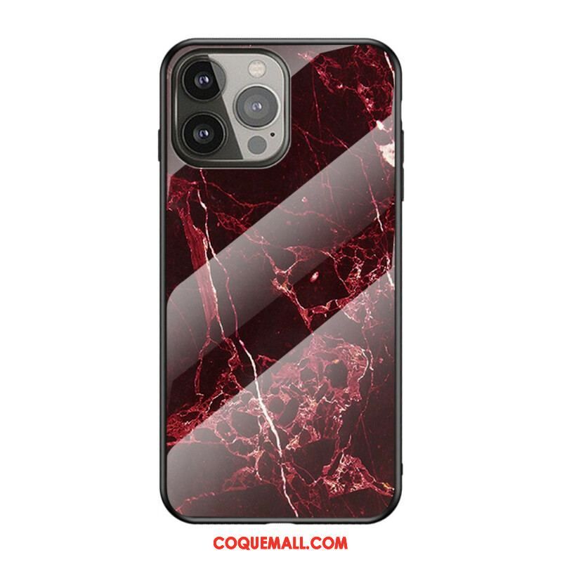 Coque iPhone 13 Pro Verre Trempé Marble Colors