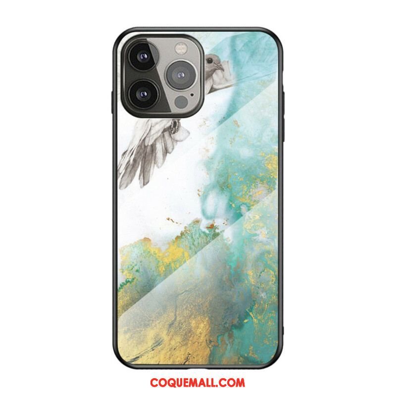 Coque iPhone 13 Pro Verre Trempé Marble Colors