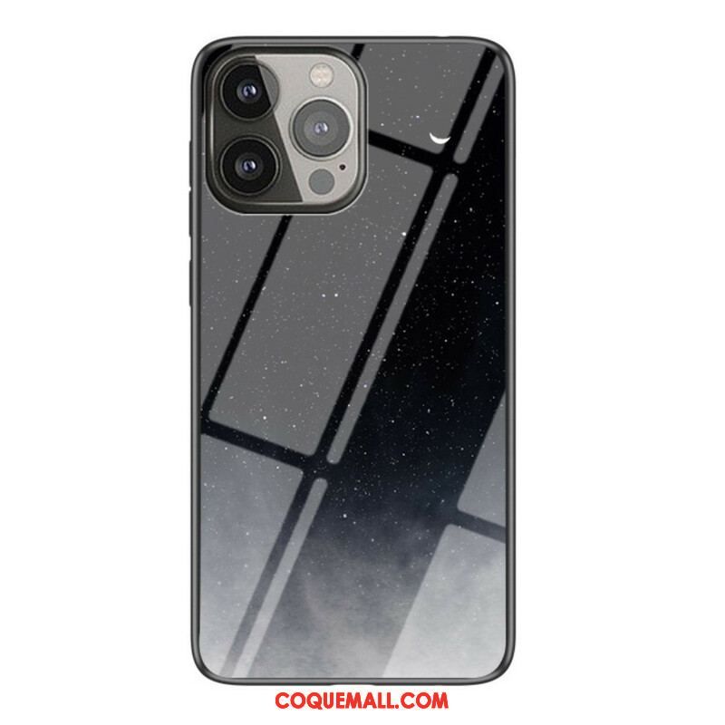 Coque iPhone 13 Pro Verre Trempé Starry Sky