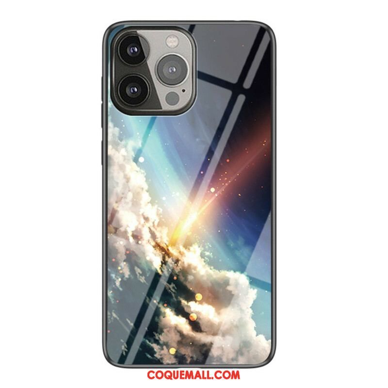 Coque iPhone 13 Pro Verre Trempé Starry Sky