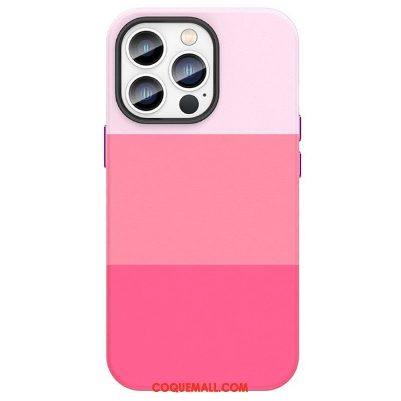 Coque iPhone 14 Bandes Colorées