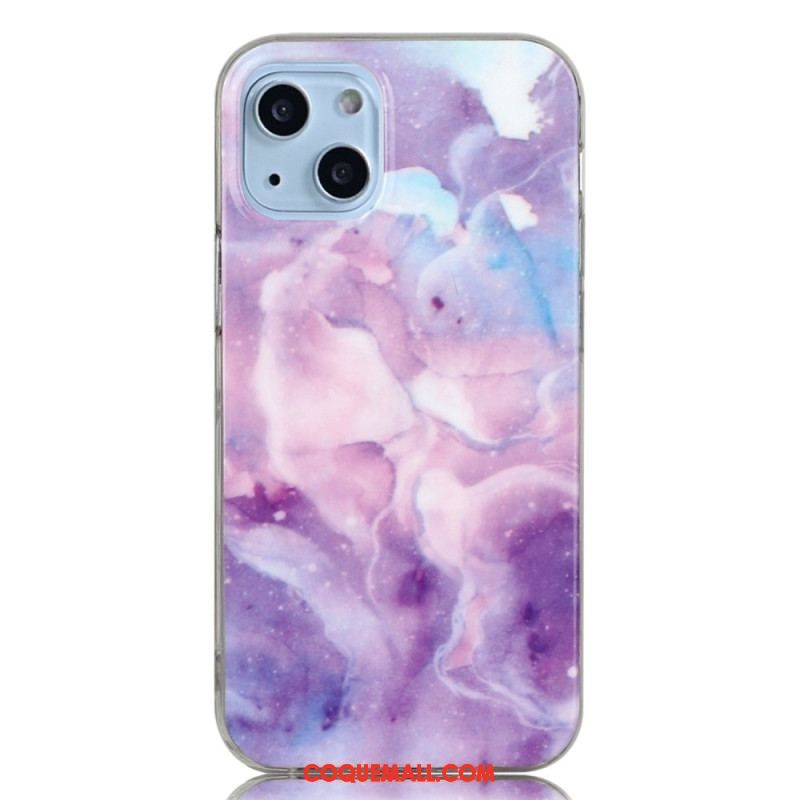 Coque iPhone 14 Déclinaison Marbre