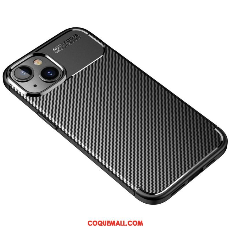 Coque iPhone 14 Fibre Carbone Flexible