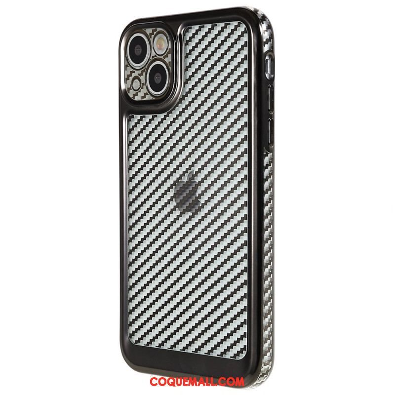 Coque iPhone 14 Fibre Carbone Stylée