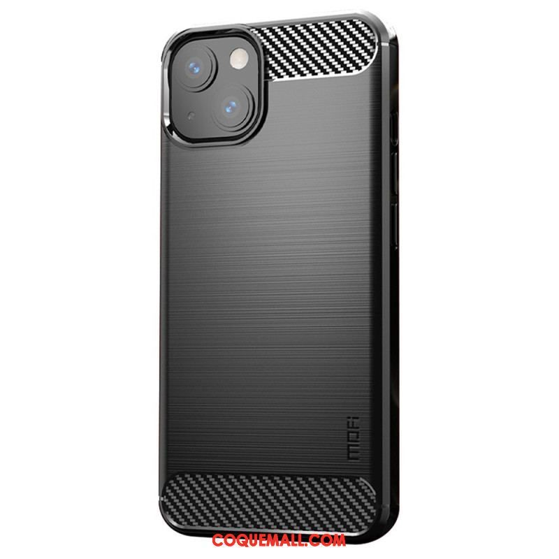 Coque iPhone 14 Plus Fibre Carbone Brossée MOFI