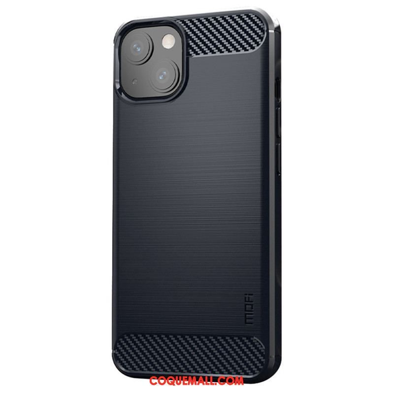 Coque iPhone 14 Plus Fibre Carbone Brossée MOFI