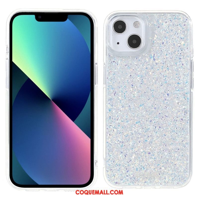 Coque iPhone 14 Plus Paillettes Élégantes