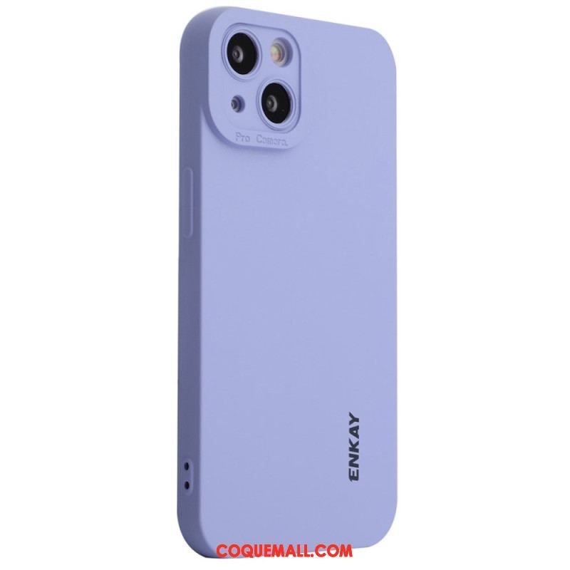 Coque iPhone 14 Plus Silicone Liquide ENKAY