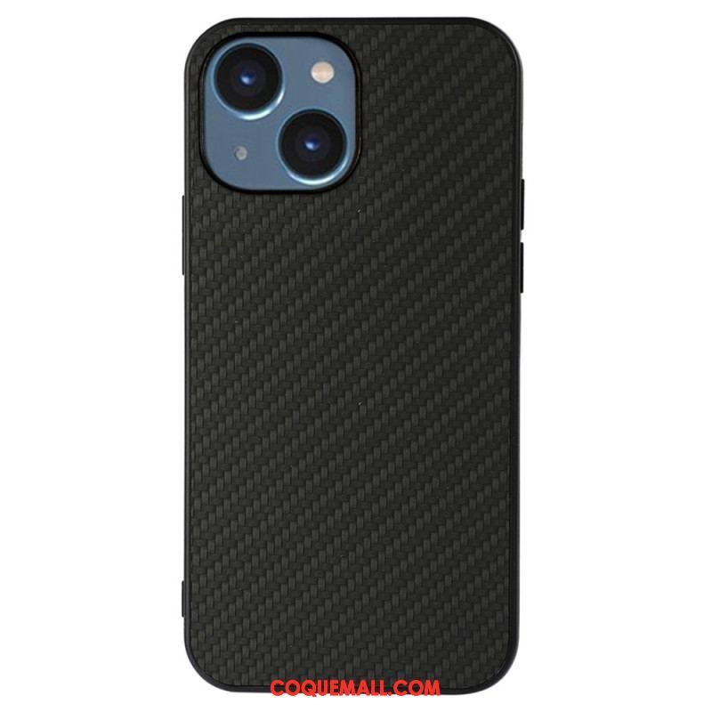 Coque iPhone 14 Plus Texture Fibre Carbone