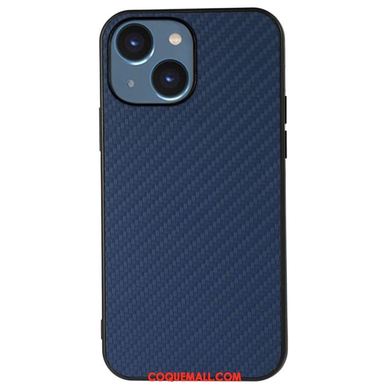 Coque iPhone 14 Plus Texture Fibre Carbone