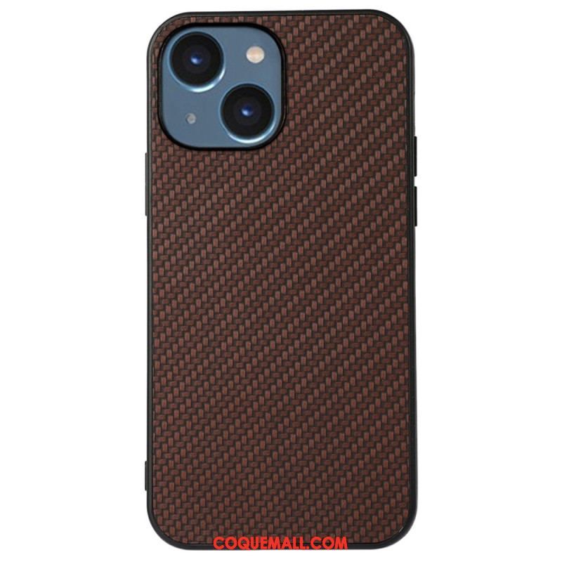 Coque iPhone 14 Plus Texture Fibre Carbone