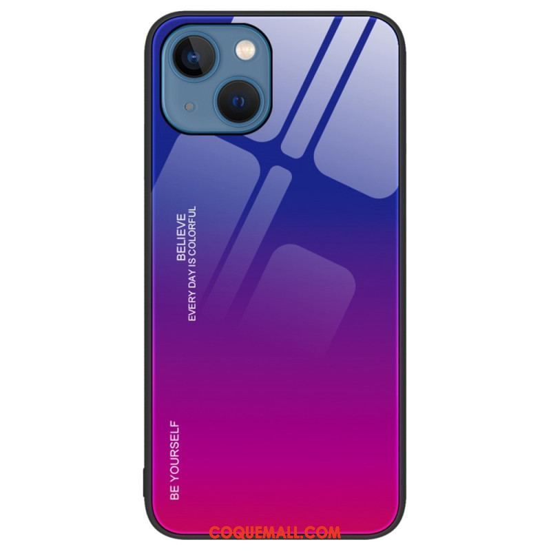 Coque iPhone 14 Plus Verre Trempé Be Yourself