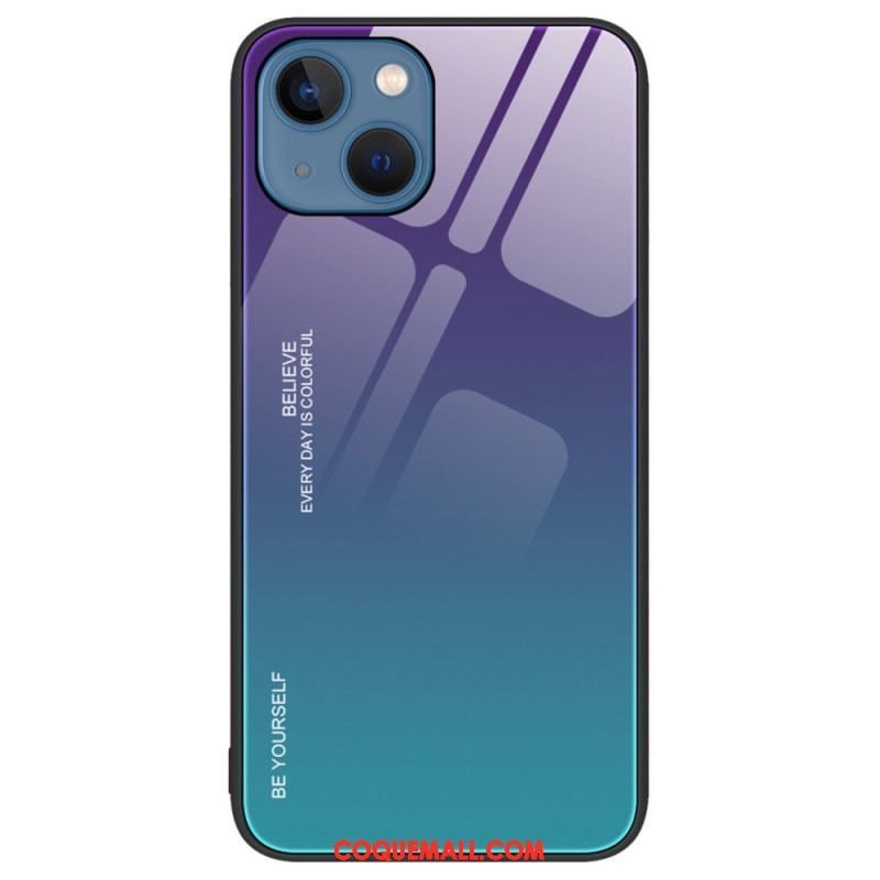 Coque iPhone 14 Plus Verre Trempé Be Yourself