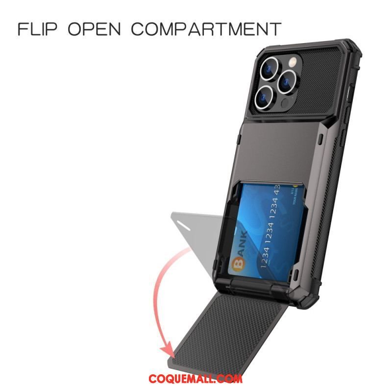 Coque iPhone 14 Porte-Carte Style Flip