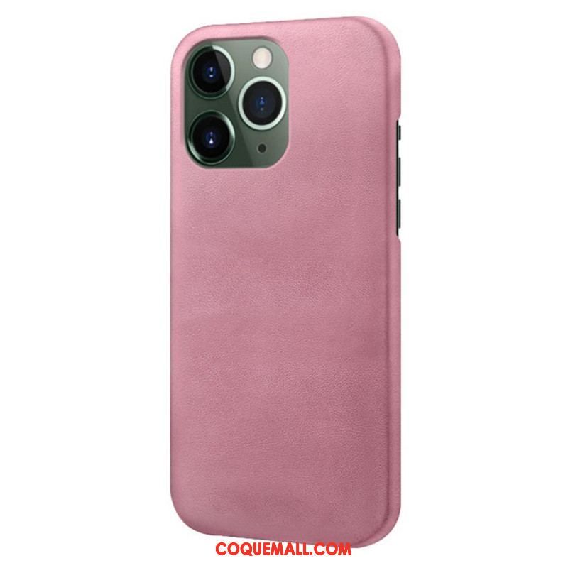 Coque iPhone 14 Pro Effet Cuir