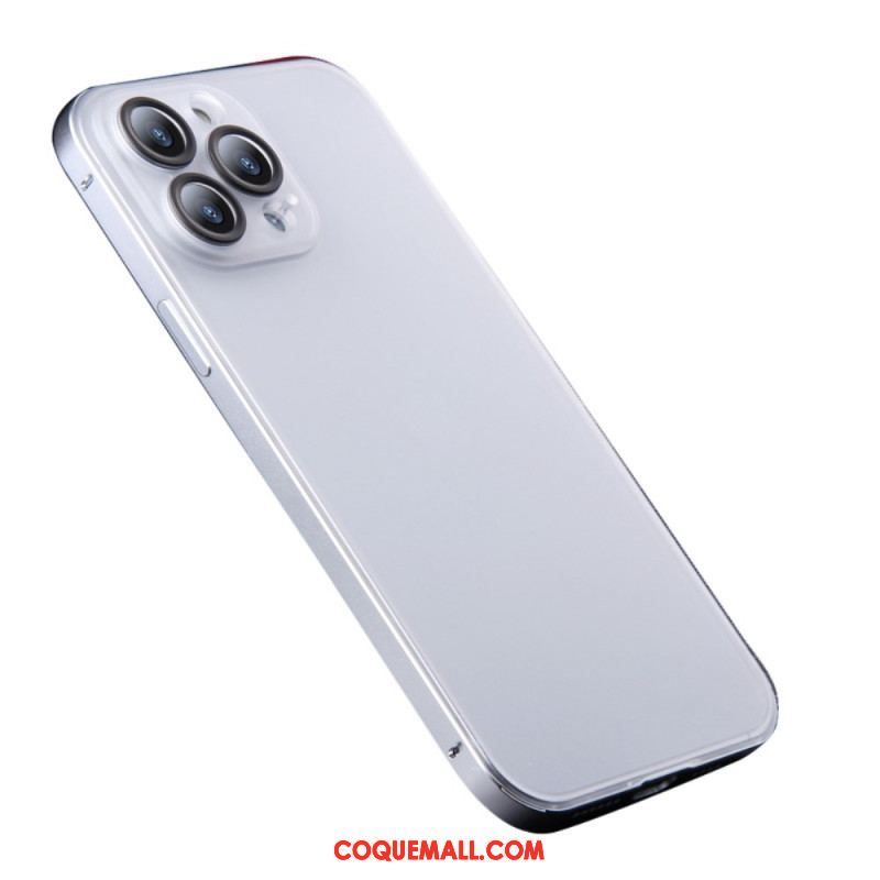 Coque iPhone 14 Pro Givrée Effet Métal