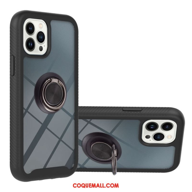 Coque iPhone 14 Pro Hybride Anneau-Support