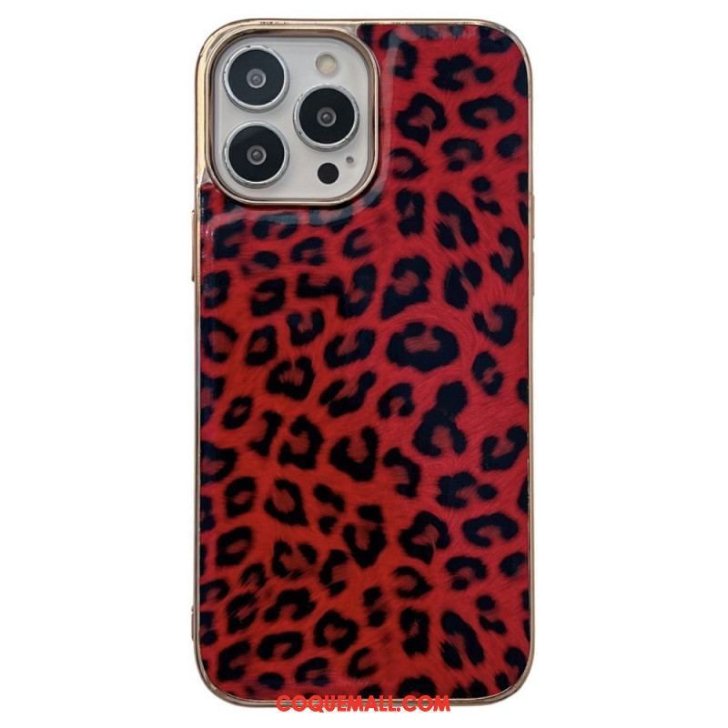 Coque iPhone 14 Pro Léopard