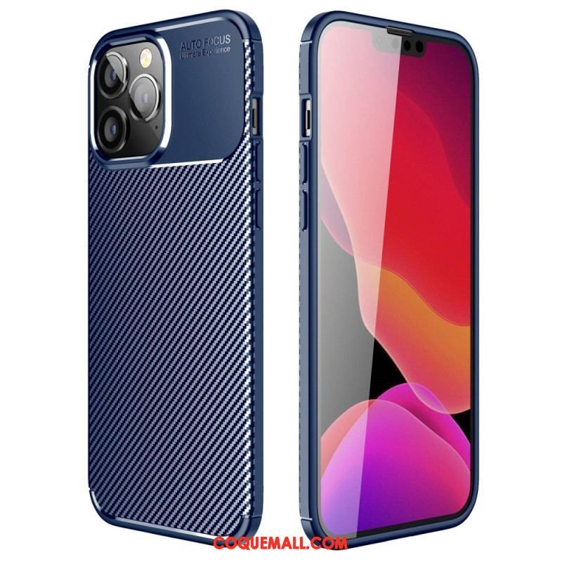 Coque iPhone 14 Pro Max Fibre Carbone Flexible