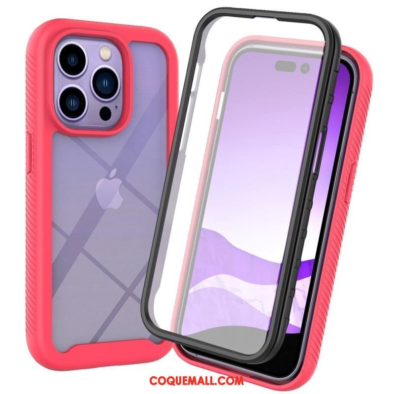 Coque iPhone 14 Pro Max Hybride avec Protecteur pour Écran