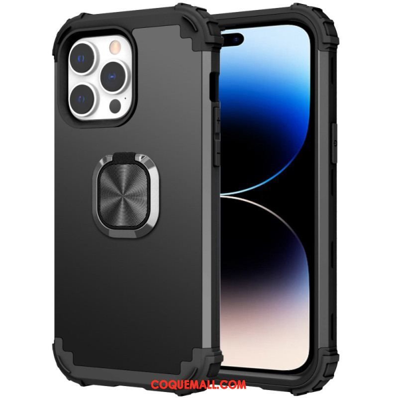 Coque iPhone 14 Pro Max Renforcée avec Anneau-Support