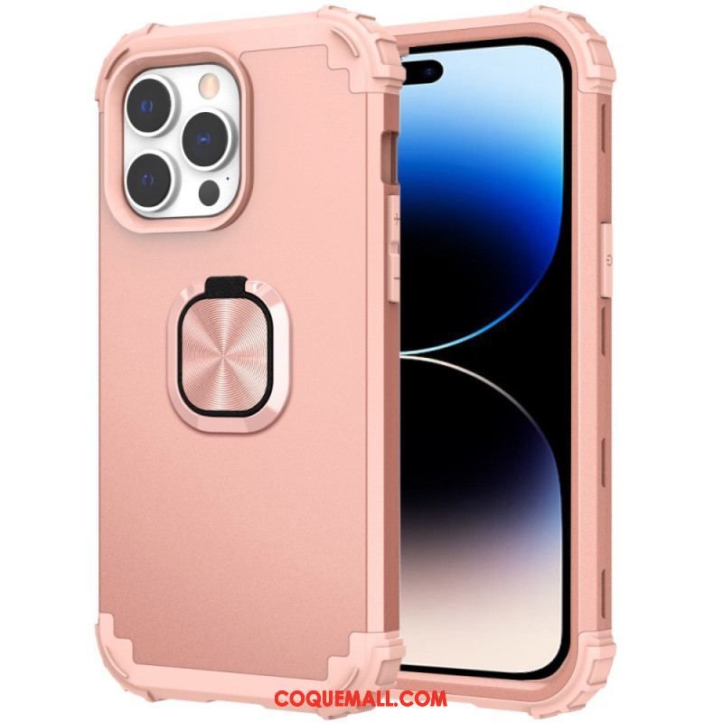 Coque iPhone 14 Pro Max Renforcée avec Anneau-Support