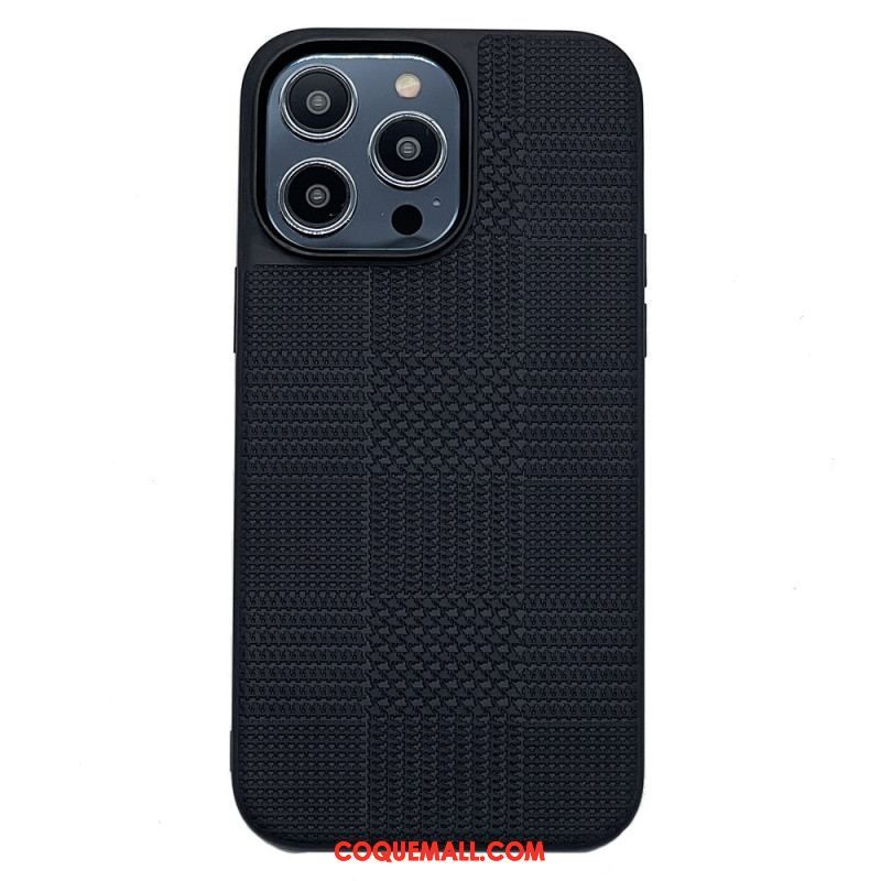 Coque iPhone 14 Pro Max Simili Cuir Croisé