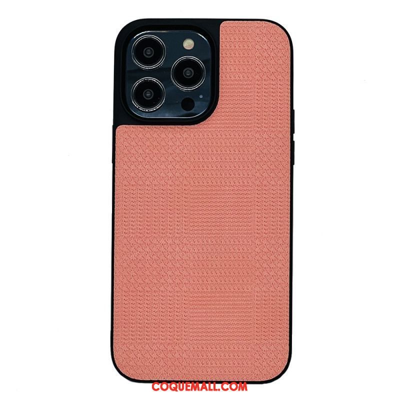 Coque iPhone 14 Pro Max Simili Cuir Croisé