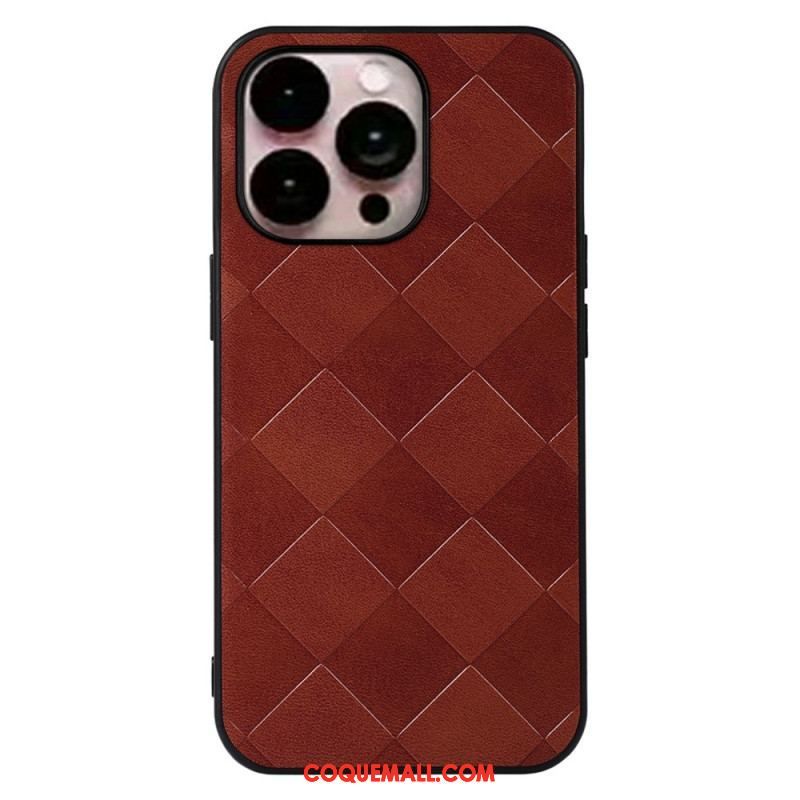 Coque iPhone 14 Pro Max Texture Tissée