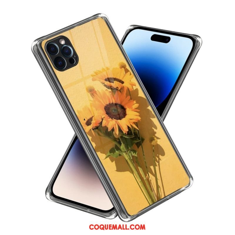 Coque iPhone 14 Pro Max Tournesols