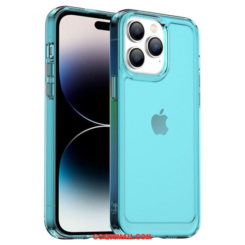 Coque iPhone 14 Pro Max Transparente Candy Series