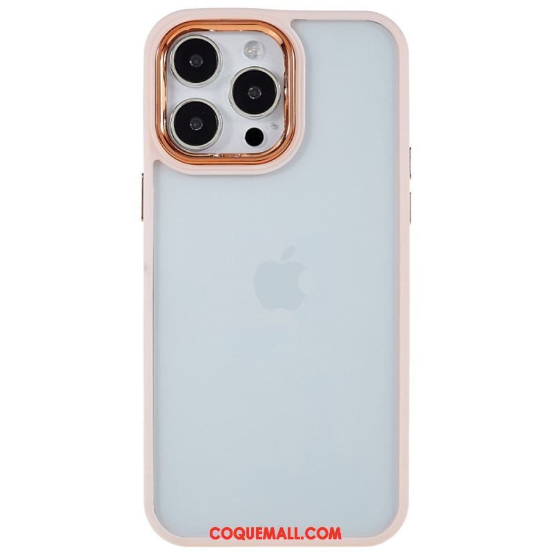 Coque iPhone 14 Pro Max Transparente Rebords Colorés