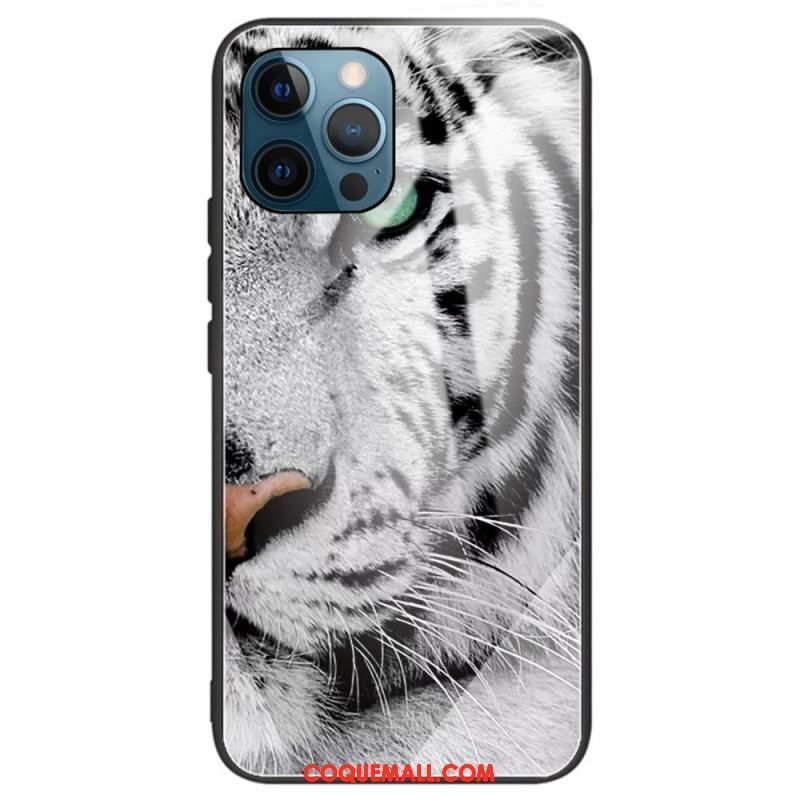 Coque iPhone 14 Pro Max Verre Trempé Tigre