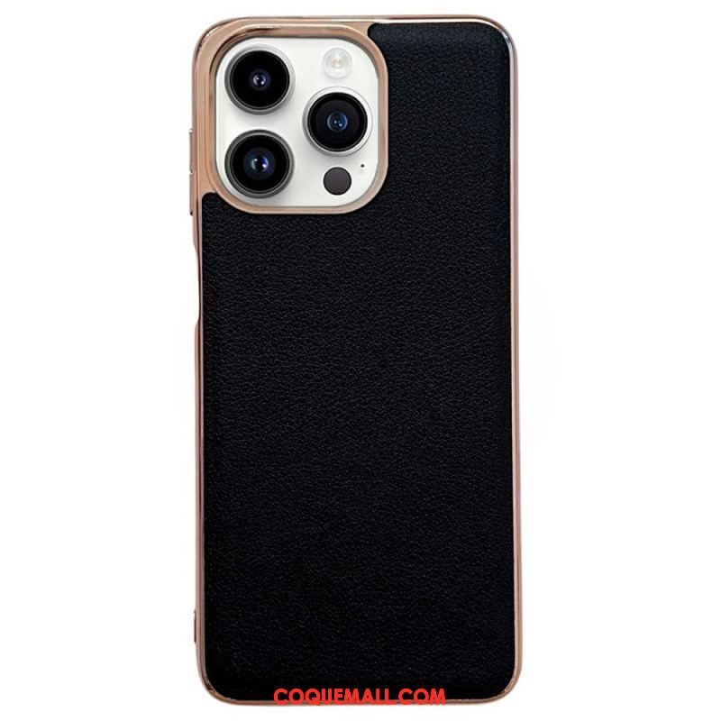 Coque iPhone 14 Pro Max Vrai Cuir