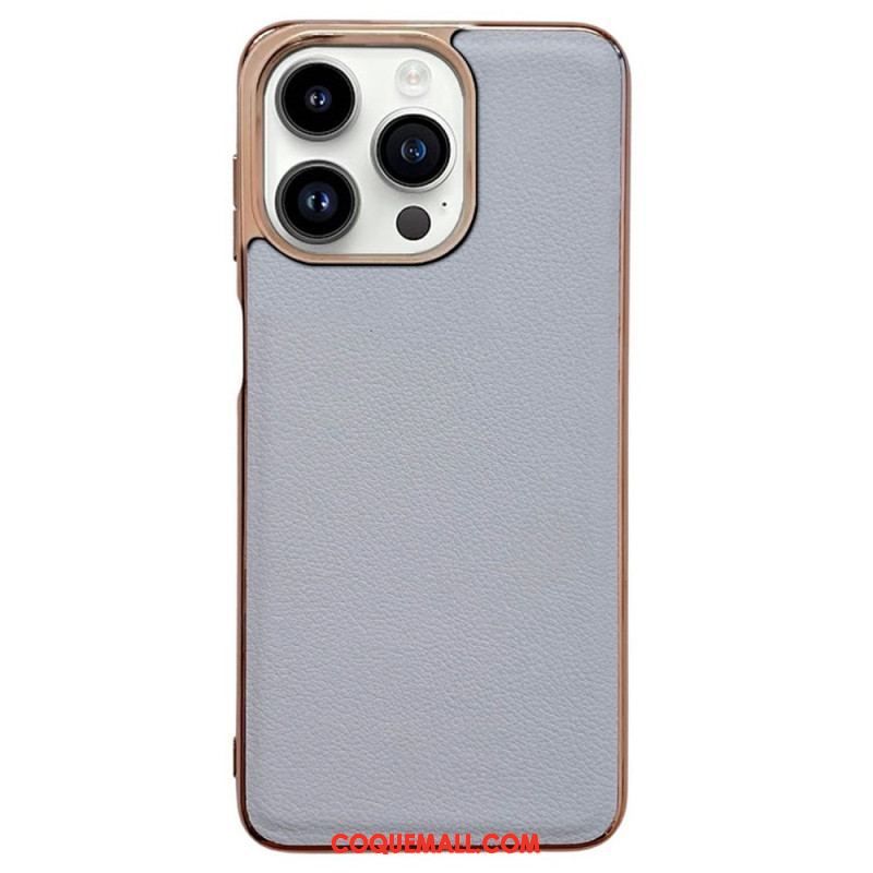 Coque iPhone 14 Pro Max Vrai Cuir