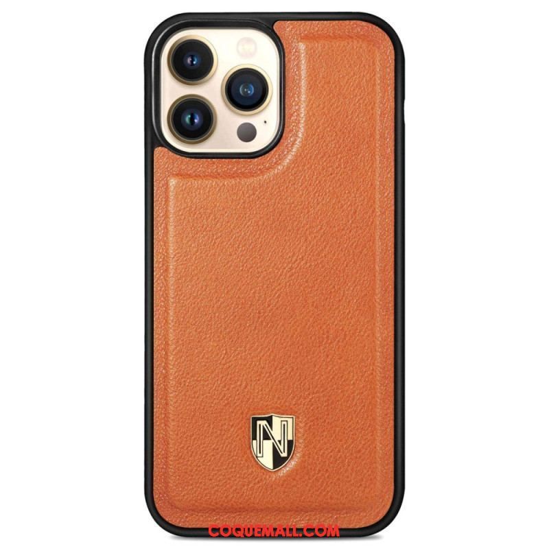 Coque iPhone 14 Pro Max Véritable Cuir CASENEO