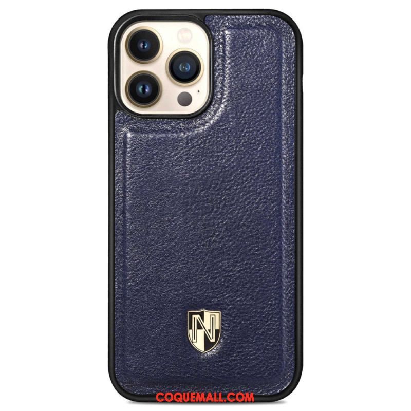 Coque iPhone 14 Pro Max Véritable Cuir CASENEO