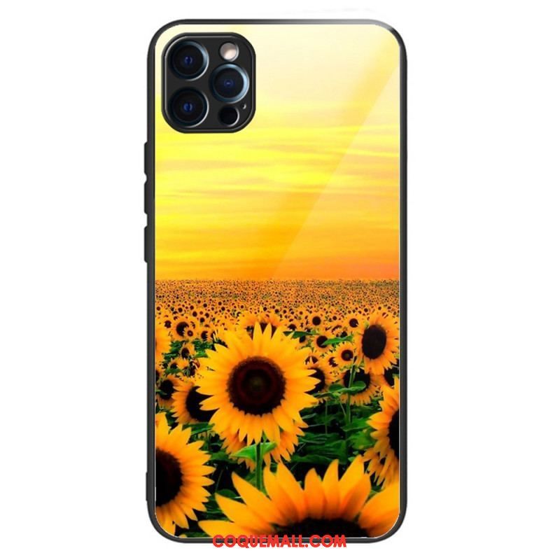 Coque iPhone 14 Pro Tournesols Intenses