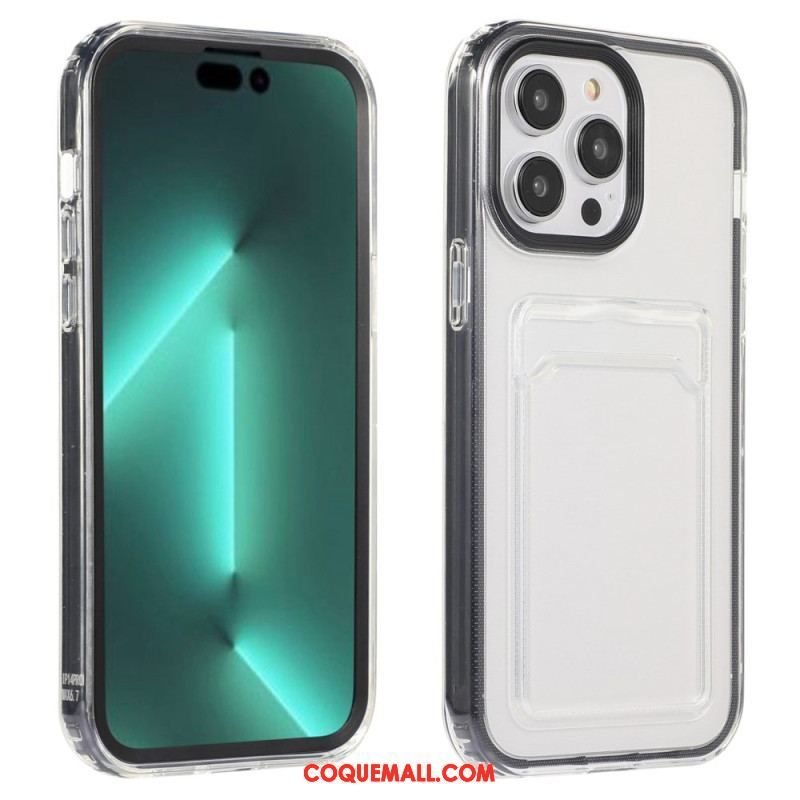 Coque iPhone 14 Pro Transparente Porte-Carte