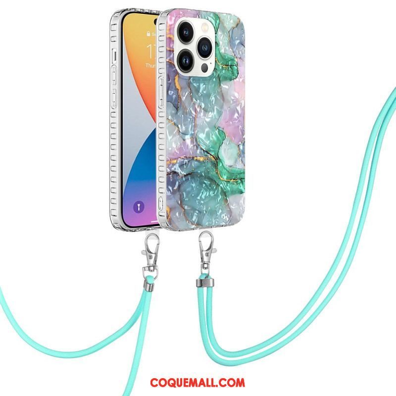 Coque iPhone 14 Pro à Cordon Stylée