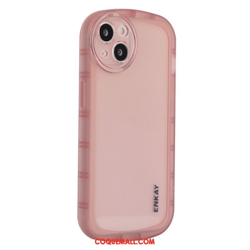 Coque iPhone 14 Silicone Mat Enkay